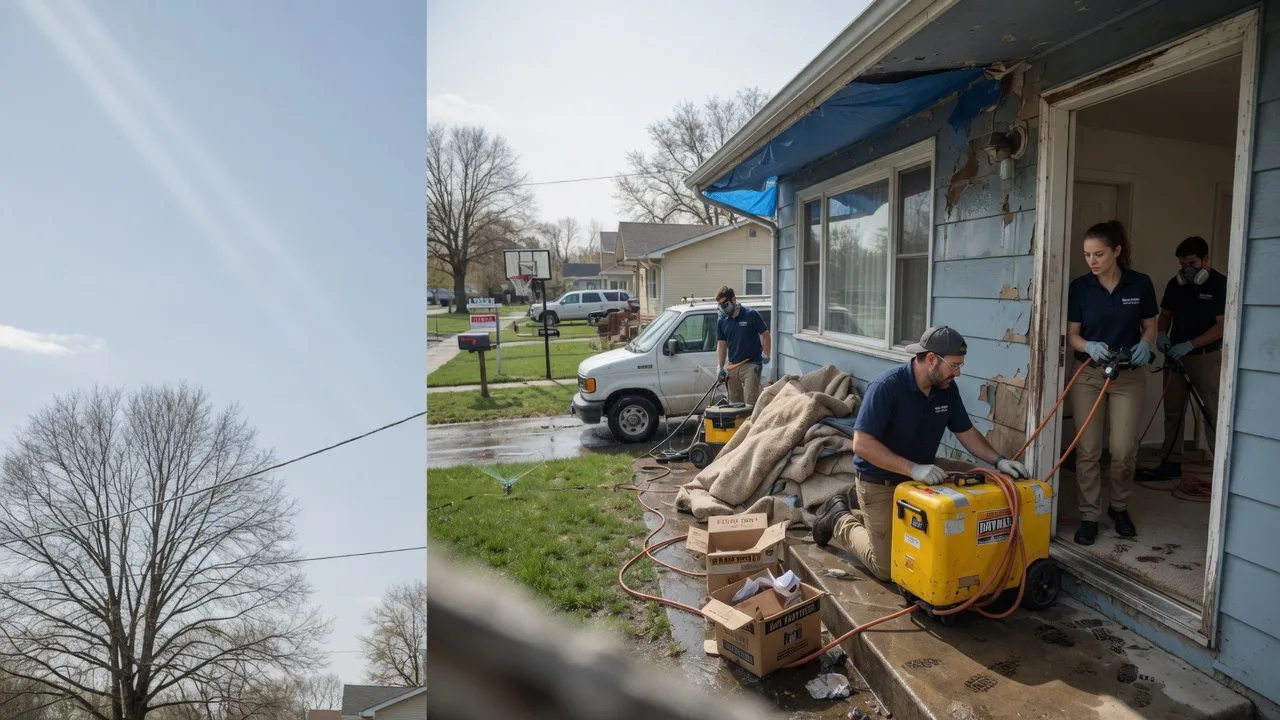 Basement Flood Cleanup in Normangee, TX near me